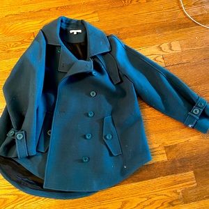 Rebecca Minkoff wool blend cape coat